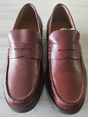 Cole Haan Men's Brown Leather Slip-On Loafers